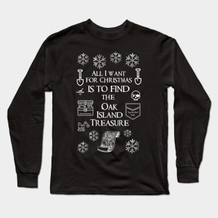 Oak Island Ugly Christmas Sweater Long Sleeve T-Shirt